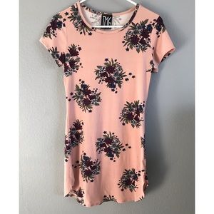 Pink flowered shirt